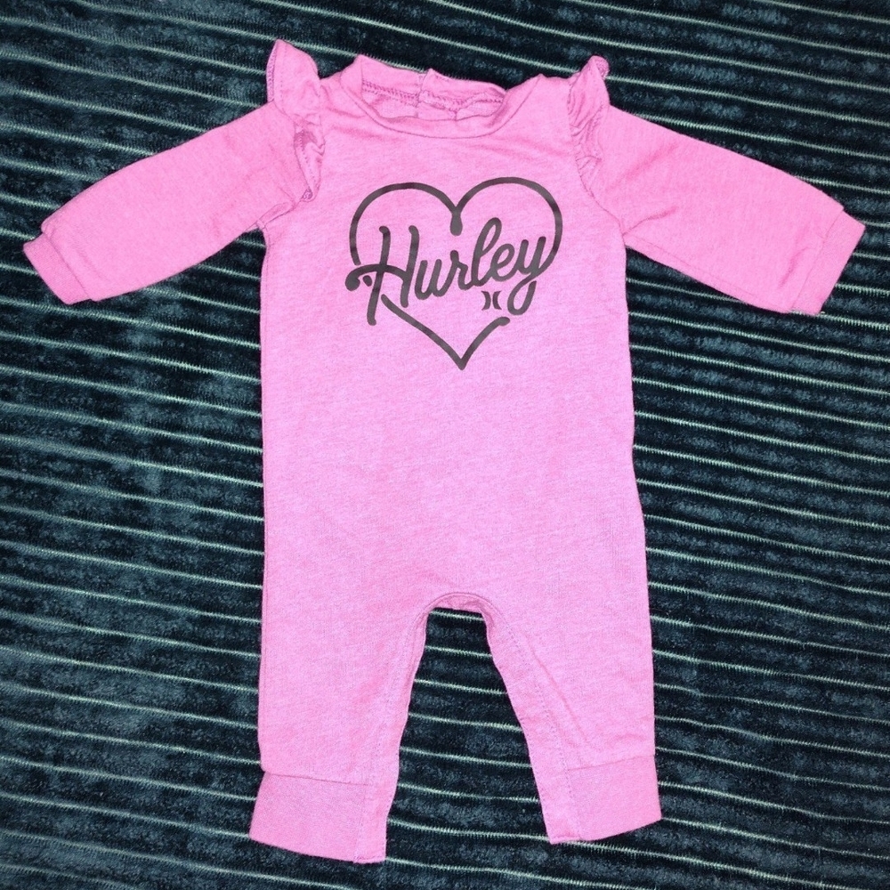 Hurley Girl's Fuchsia One Piece